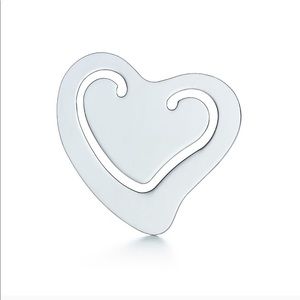 NEW!! Tiffany’s Elsa Peretti Sterling Heart Bookmark
